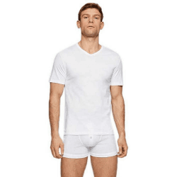 BOSS Herren T-Shirt Vn 3p Co T-Shirt (3er Pack) XL New White Angebot bei HelloDeals