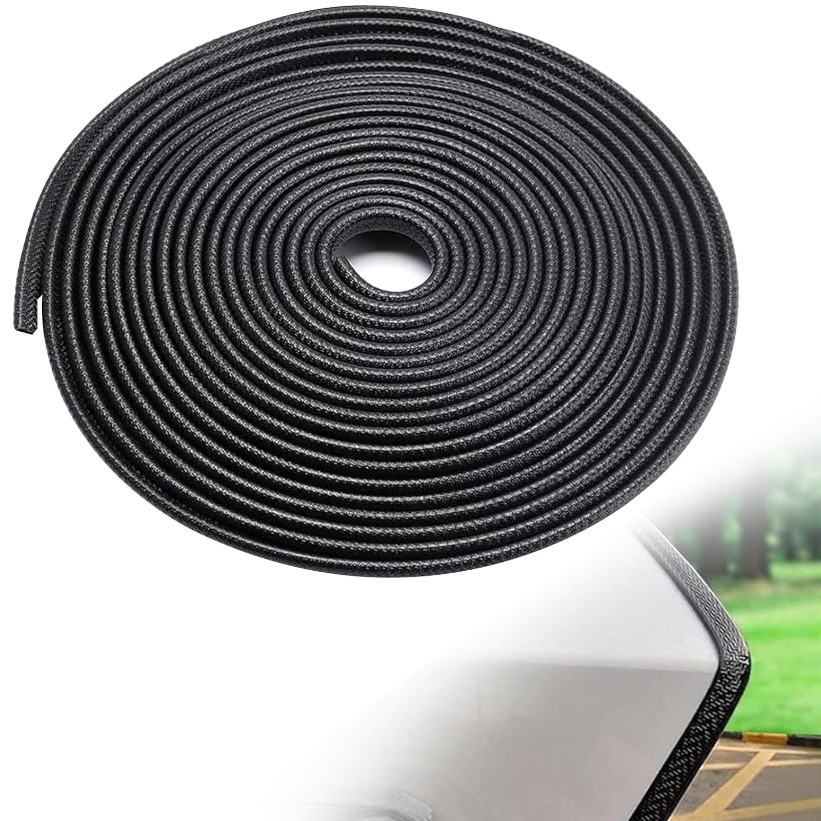 10M Autotür Kantenschutz Kein Kleber, Kantenschutz Autotür, Kantenschutz für bleche, Auto Gummidichtung Kantenschutz, U-förmiger Kantenschutz aus Gummi für die Meisten Autos wie Bleche