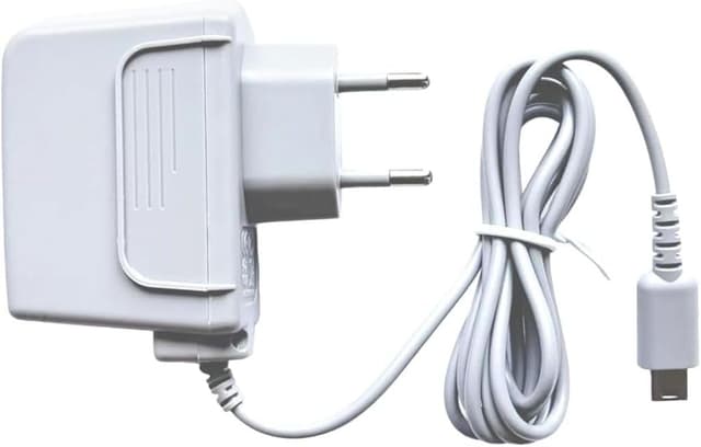 Caremore Ladegerät für Nintendo 3DS/3DS XL, Adapter Ladegerät für Nintendo 2DS/2DS XL/DSi/DSi XL/New 3DS, tragbarer Netzadapter zum Aufladen von Spielekonsolen, 1,1 m (grau)