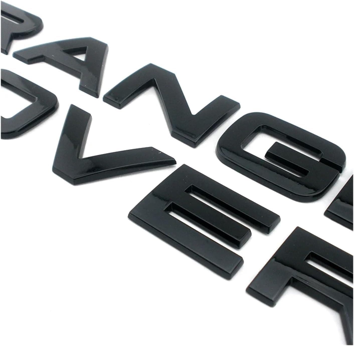 Original Qualität Range Sport Grill Logo Buchstaben Rover Kofferraum Abzeichen Emblem Dekor (Color : Gloss Black)