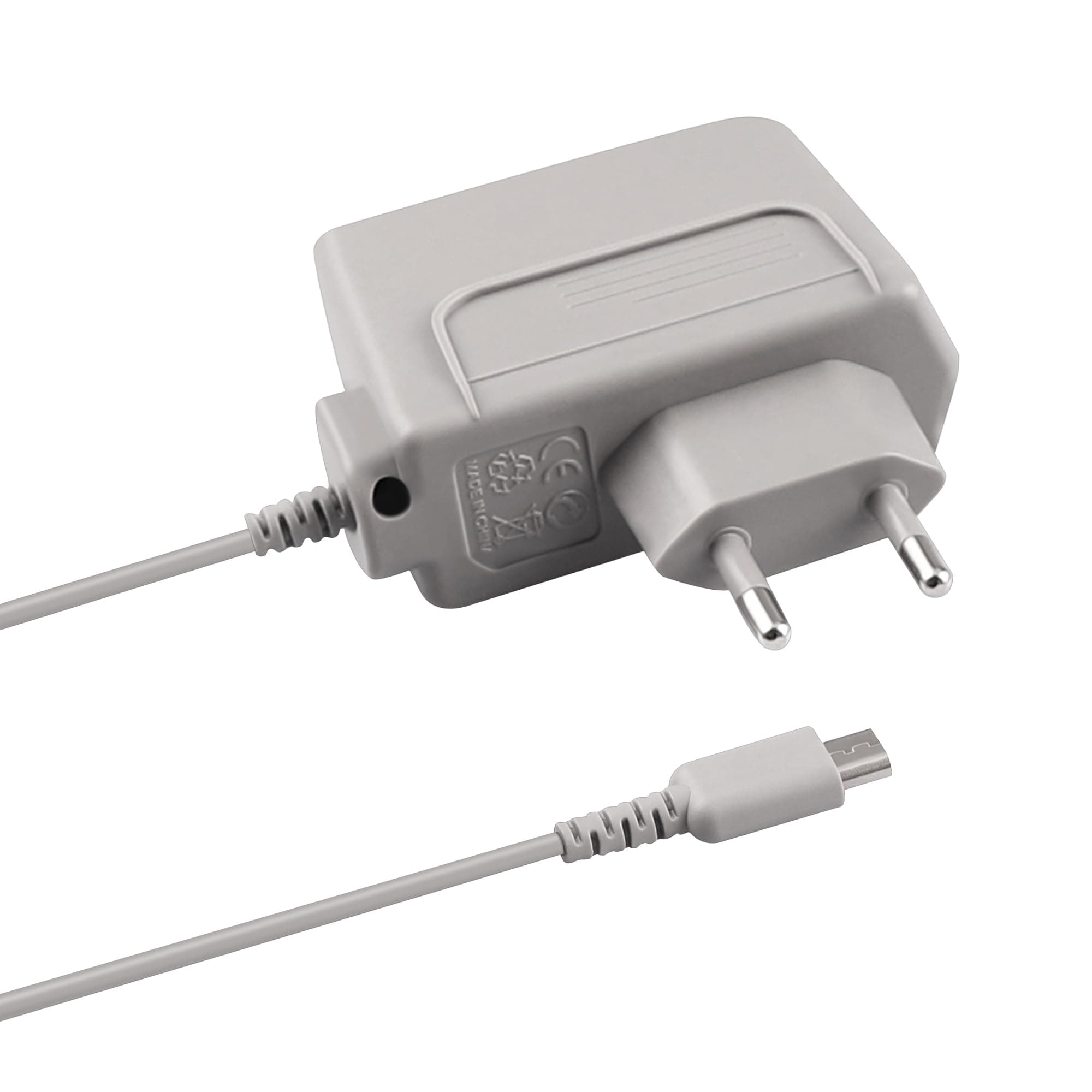 Xahpower Ladegerät für DS Lite, AC Adapter für Nintendo DS Lite/NDSL, Wand Reiseladegerät Stromkabel Ladekabel (Grau)