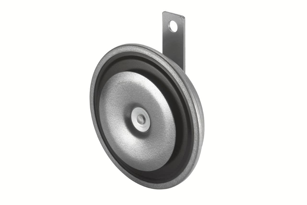 HELLA 3BA 002 768-131 Horn - B36 - 12V - 116dB(A) - Frequenzbereich: 335Hz - Tiefton - Gehäusefarbe: grau - Flachsteckanschluss Angebot bei HelloDeals