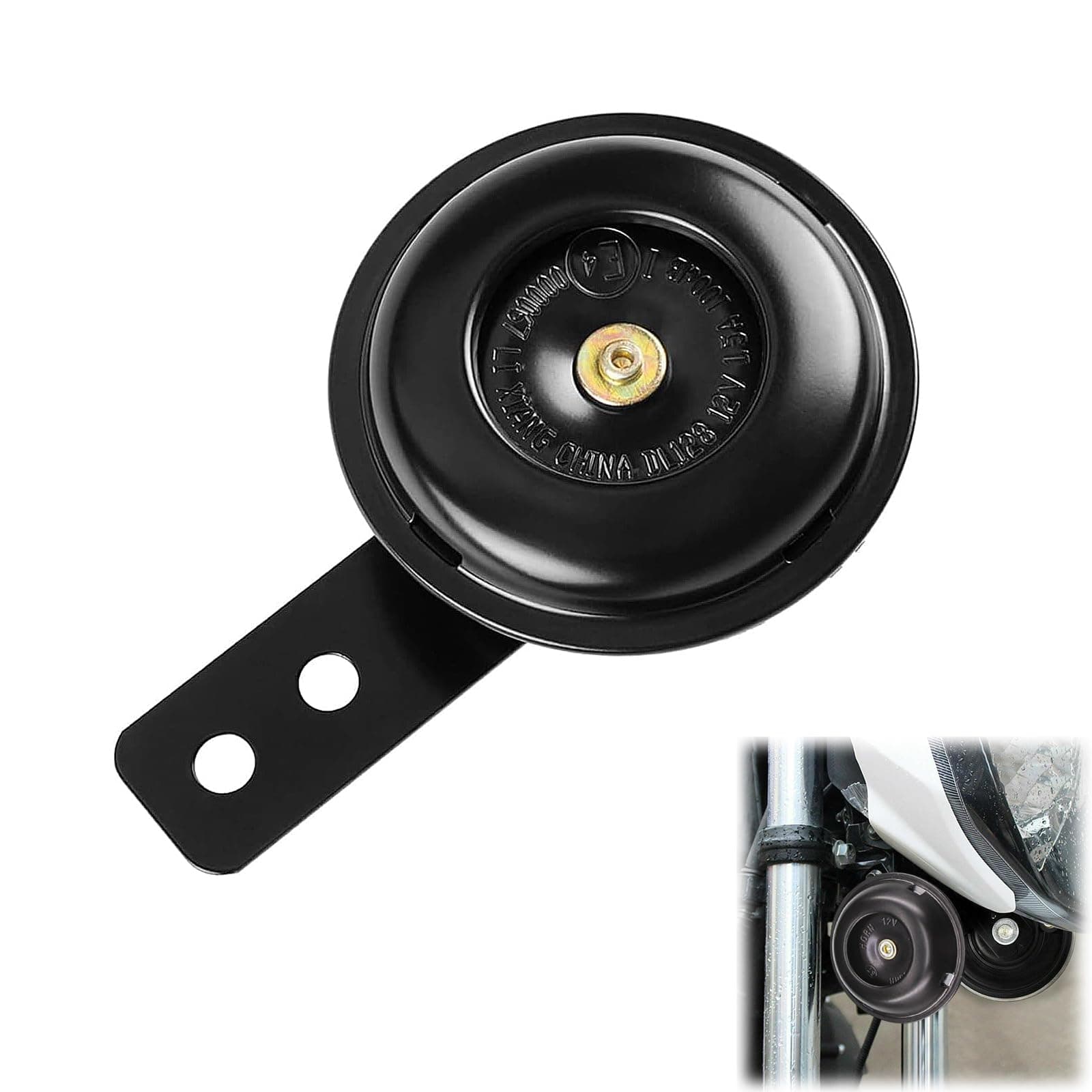 Signalhorn Hupe 12V Laut Universal für Auto, Motorrad, Roller, Dreirad, Pocket Bikes - 105db Wasserdicht Angebot bei HelloDeals