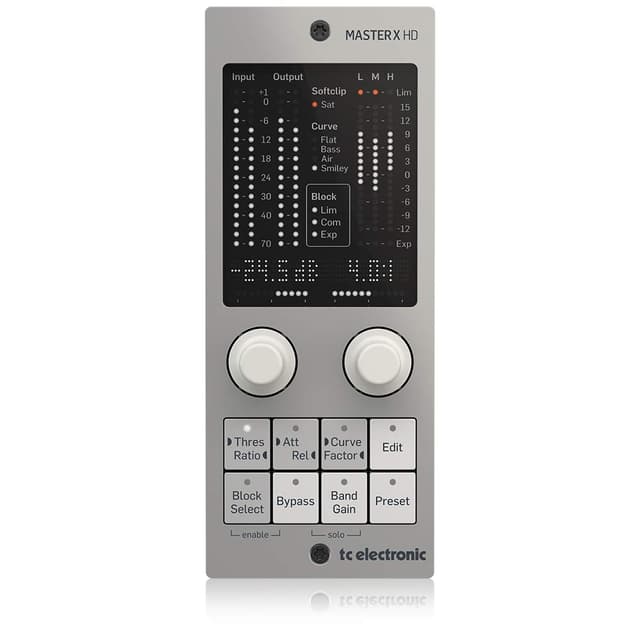 TC Electronic MASTER X HD NATIVE/MASTER X HD-DT Multiband-Dynamikprozessor-Plug-In mit optionalem Hardware-Controller