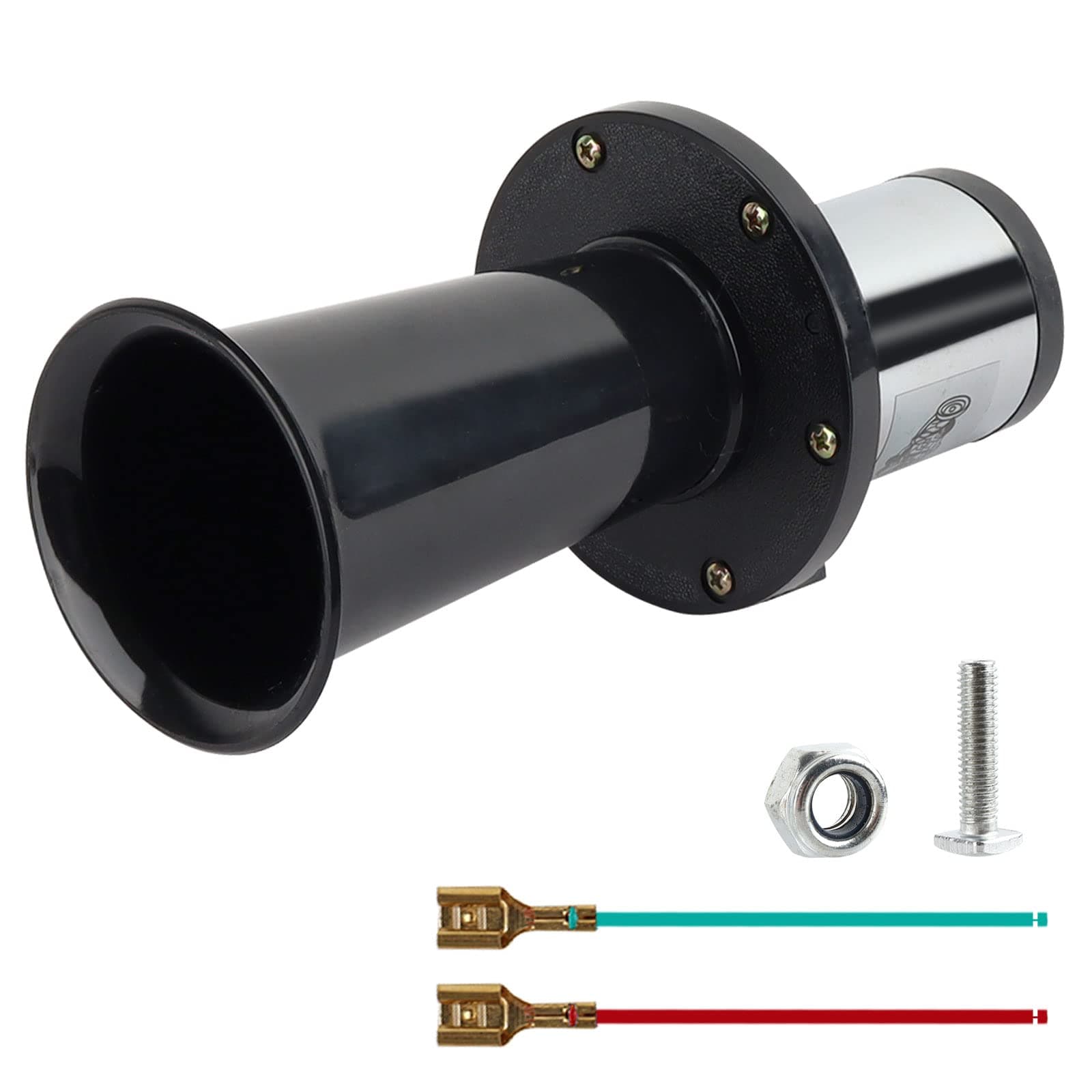 Safego Retro Hupe Antik-Hupe Signalhorn alte Oldtimer Oldtimer-Hupe Metall 12V 125db Air Horn für Auto Motorrad Antik Vintage Classic Old Car