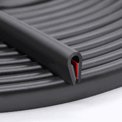 PWGHWG Kantenschutz Selbstklebend 6 Meter, EPDM Kantenschutzprofil Gummilippe Kantenschutz Gummi U-Profil Gummidichtung für Autotüren Türen Fenster Metallplatten Glasplatten, Größe 1,5 mm Angebot bei HelloDeals
