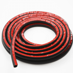1x 5M Auto Tür Gummidichtung Gummiprofil D-förmig Türdichtung Autotür Kantenschutz (10x10mm) Schwarz Angebot bei HelloDeals