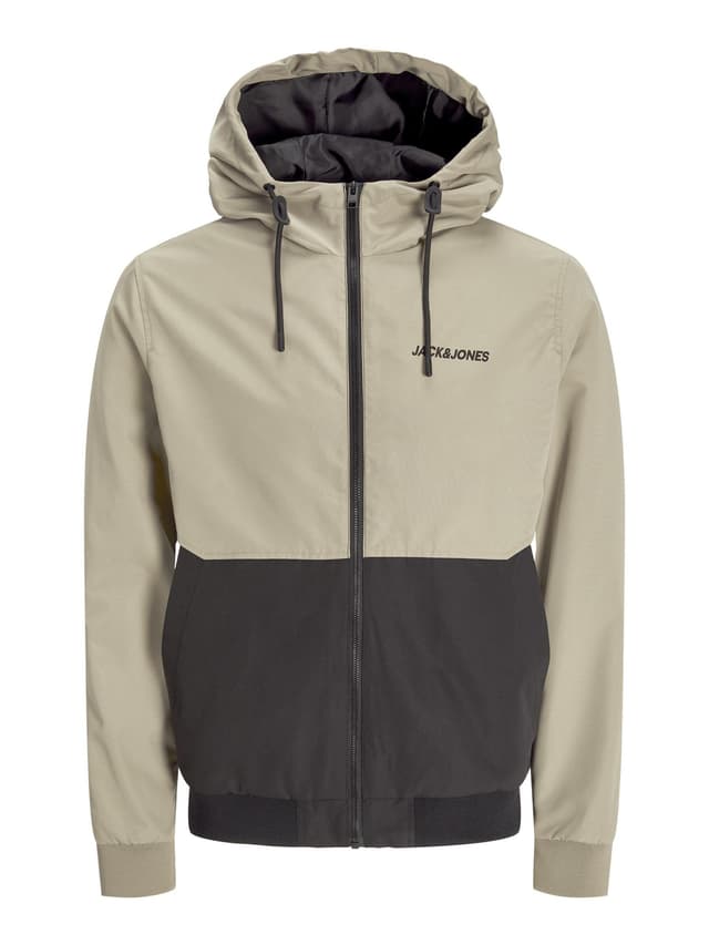 JACK & JONES Herren Jjerush Hood Bomber Noos Pls Bomberjacke L Coriander