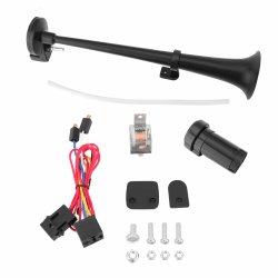 Madlife Garage Hupe Luft Schwarz Horn Kit 12V 150db lkw hupe Lufthorn Drucklufthorn Auto Horn mit Kompressor Laut Kompressor Fanfare für Auto Boote Vans Angebot bei HelloDeals