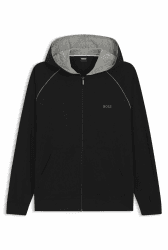 BOSS Herren Loungewear Jacket L Black1 Angebot bei HelloDeals