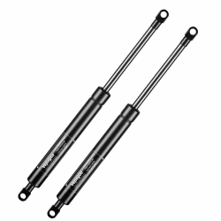 Vepagoo 300mm 300N Gasdruckdämpfer Gasdruckfeder, 30kg Gasfeder für Bettkasten, Türen, Bodenluken, Schuppenfenster （Deckel: 24kg - 33kg passend）, M6 Ösenköpfe (8mm Durchmesser), 2er Set Angebot bei HelloDeals