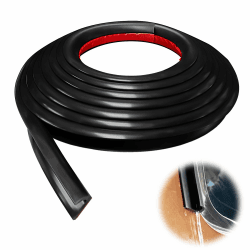 Hengrongshen Regenrinnen, Schwarz 5m Lange, für Wohnmobile Regenrinne, Dachregenumleitung Kastenrinne, Türkantenschutz Auto, Kantenschutzprofil Geeignet, für Autos, LKWs, Wohnmobile, Bootstüren Angebot bei HelloDeals