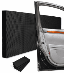 Jissta 4 X Garagen Wandschutz 40 x 20 x 2 cm, Selbstklebender Kantenschutz Schaumstoff Garage, Garagen Wandschutz Türkantenschutz für Garagenwand, Autotüren, Carport (Schwarz) Angebot bei HelloDeals