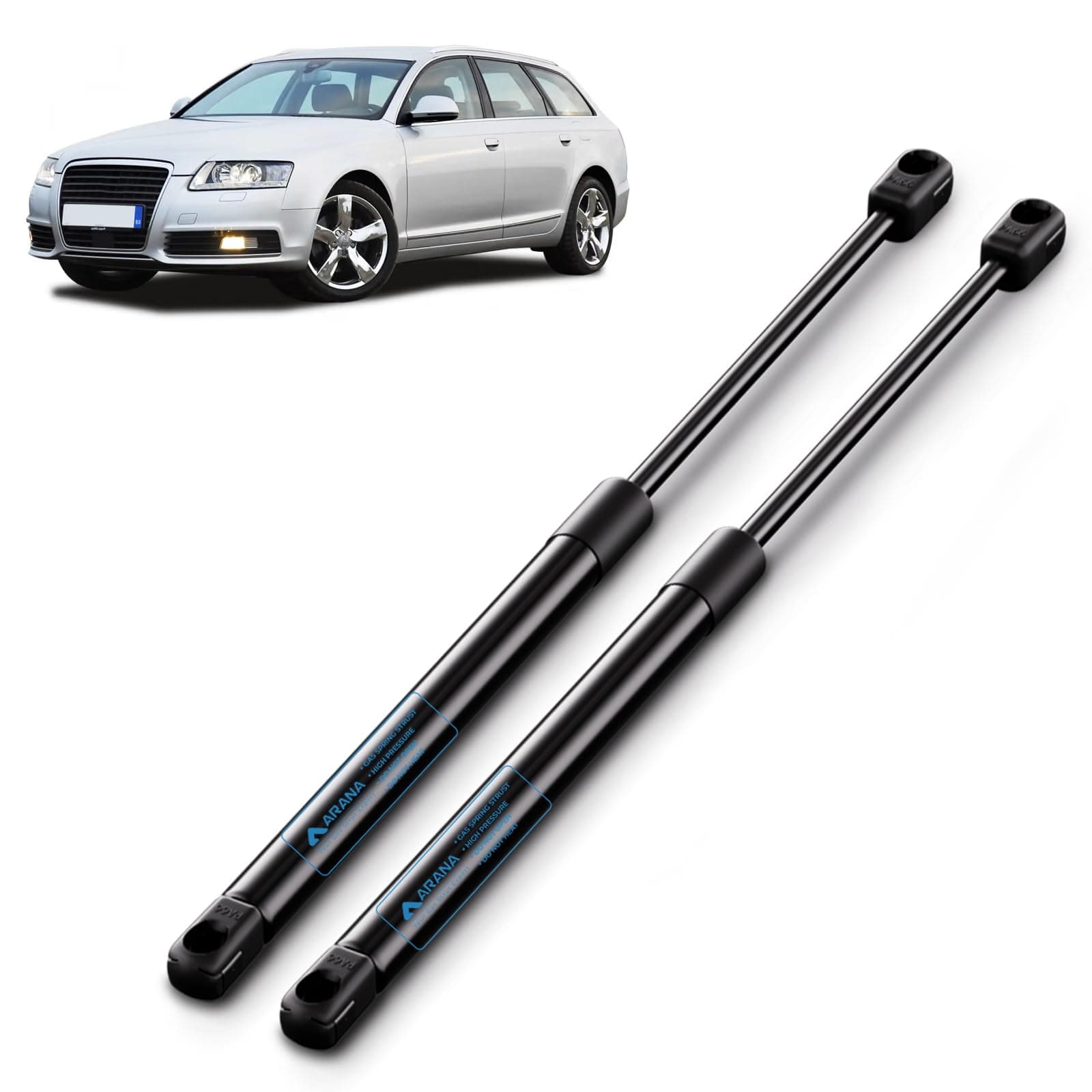 Arana 2x Heckklappe Dämpfer Gasdruckfeder kompatibel mit Audi A6 Quattro/Avant (2005-2011) Wagon 4-Door Tailgate Gasdruckdämpfer Gasdruckfedern Gasfeder, Replace# 4F9827552B For Audi for Audi A6 tailgate 2005-2011