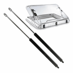 Zwei Gasfedern kompatibel mit Seitz Dometic Heki 2 Skylight. Zubehör für Wohnwagen. Nur Gasfedern. Angebot bei HelloDeals