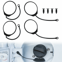 NVGVUP 4 Stück Tankdeckelleitung, Tankdeckel Halteband, Auto Kraftstofftankdecke Linie, Tankdeckel Gummiband, Tankdeckel Kabel Draht Kompatibel mit Audi VW Skoda Porsche Geely Chery Angebot bei HelloDeals