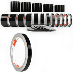 Auto Zierstreifen Schwarz Hochglanz KFZ Folienstreifen Autodekor Folie Autogrill Motorrad Streifen Basteln Modellbau10 mm) Angebot bei HelloDeals