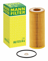 MANN-FILTER HU 721/4 x Ölfilter - für Pkw + Transporter Angebot bei HelloDeals