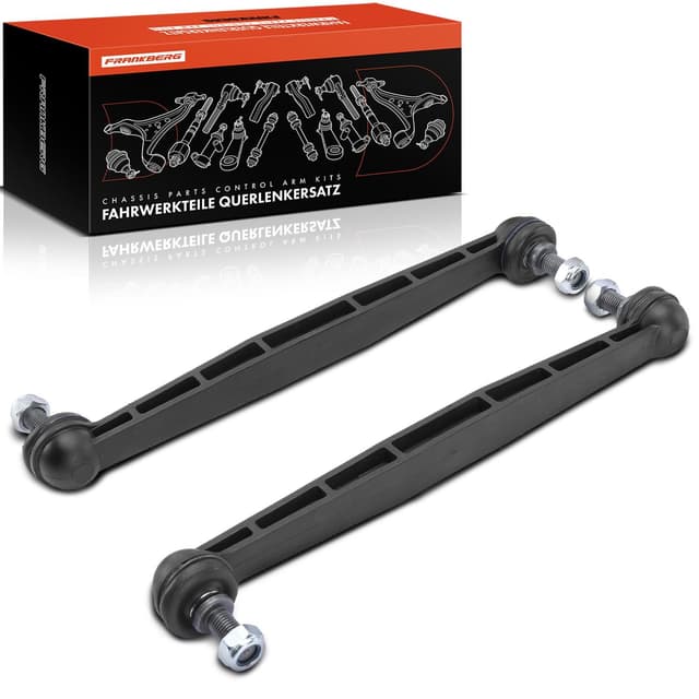 Frankberg 2x Koppelstange Stabilisator Vorne Kompatibel mit Astra G F67 Astra H A04 L48 Astra Klasseic A04 Meriva B MPV S10 Zafira A MPV F75 Replace# 350611