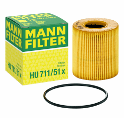 MANN-FILTER HU 711/51 x Ölfilter - für Pkw + Transporter Einzelpack Ölfilter Angebot bei HelloDeals
