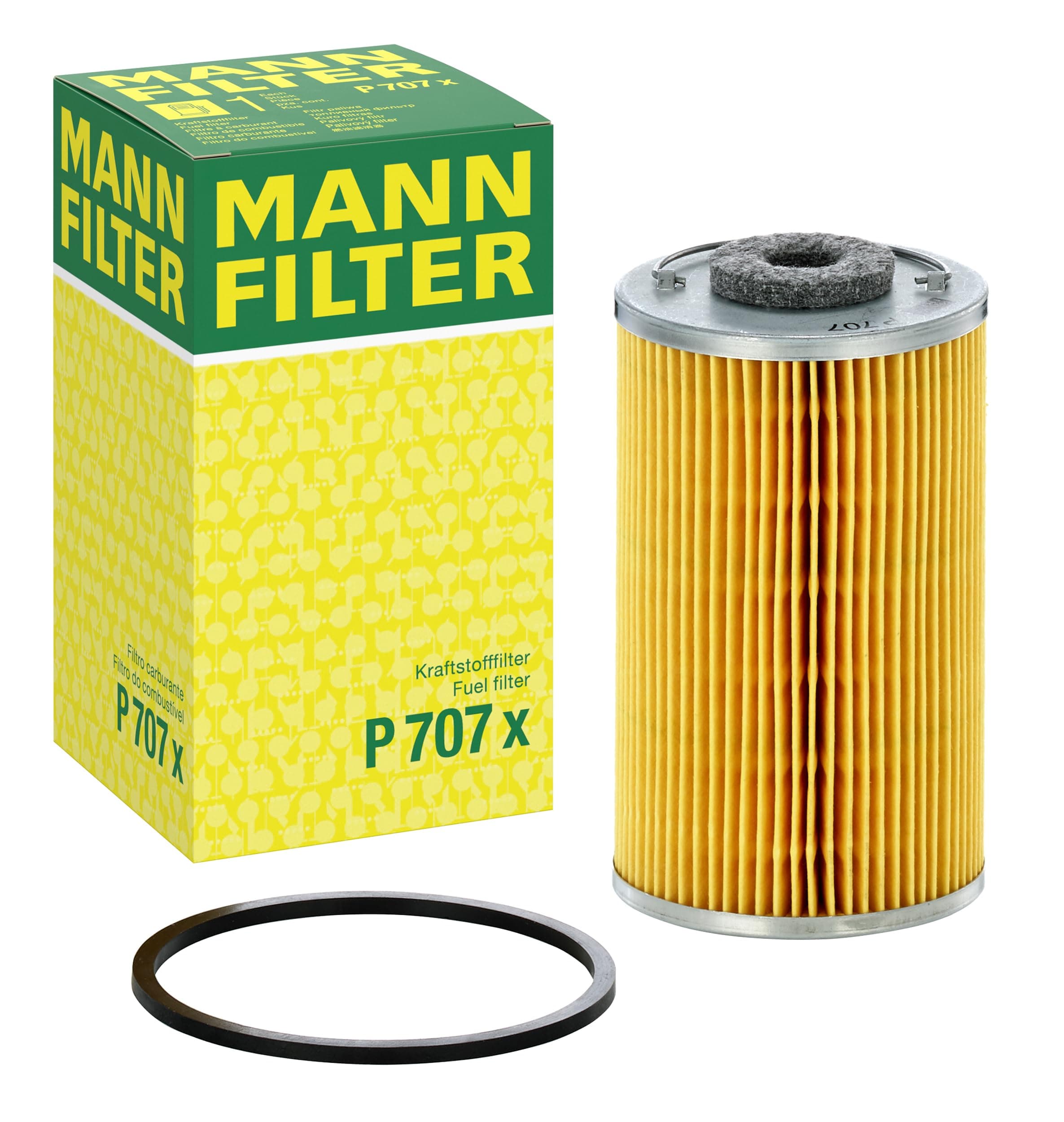 MANN-FILTER P 707 x Kraftstofffilter - für Lkw + Busse Einzelpack Angebot bei HelloDeals