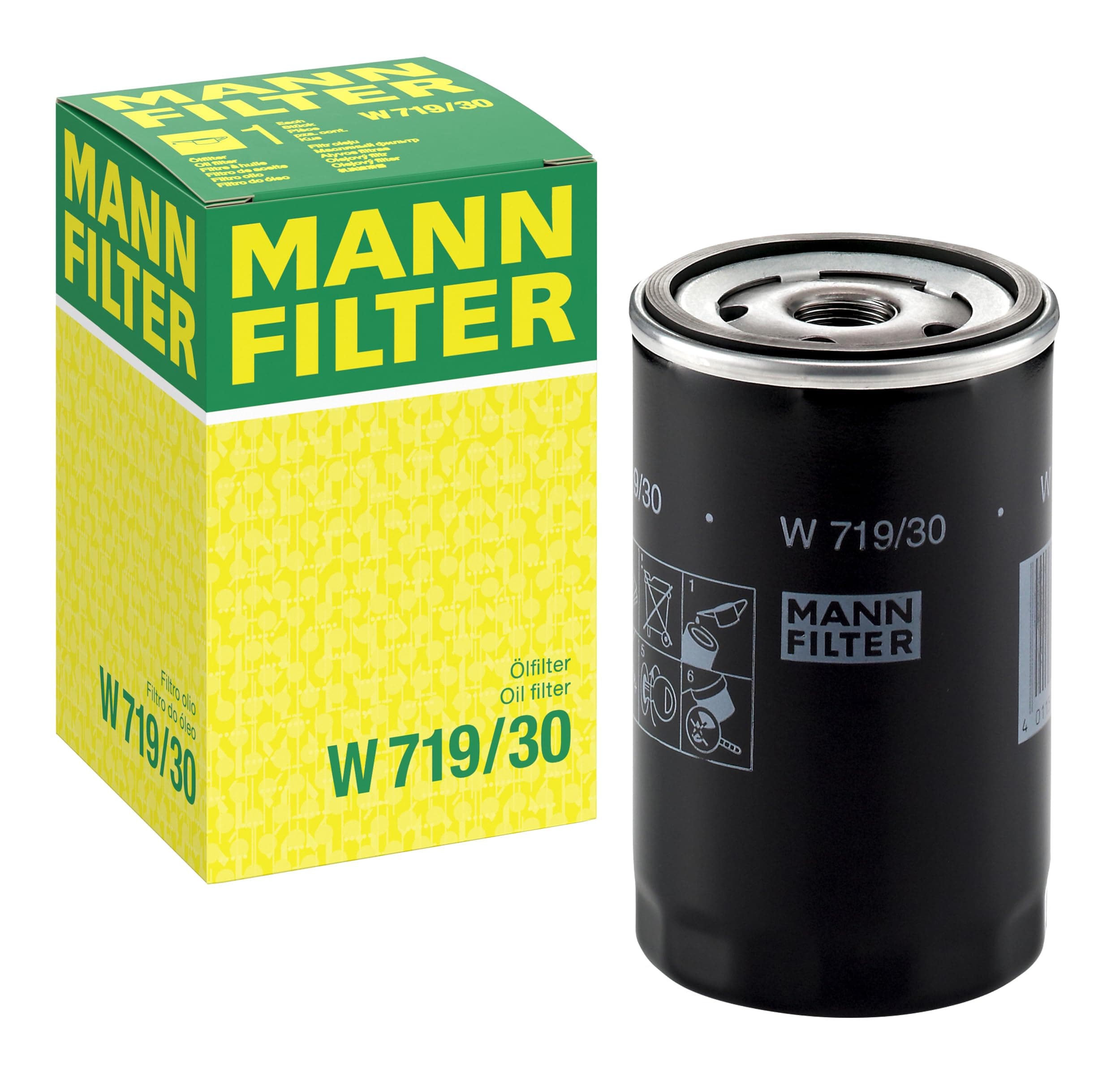 MANN-FILTER W 719/30 Ölfilter - für Pkw + Transporter Angebot bei HelloDeals