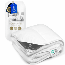 FAM Home Bettdecke 140x200 Weiche Mikrofaser Waschbar Ganzjährig I Zudecke Antiallergisch für Allergiker I Gesteppte Steppdecke 140x200 cm Ganzjahresdecke Angebot bei HelloDeals