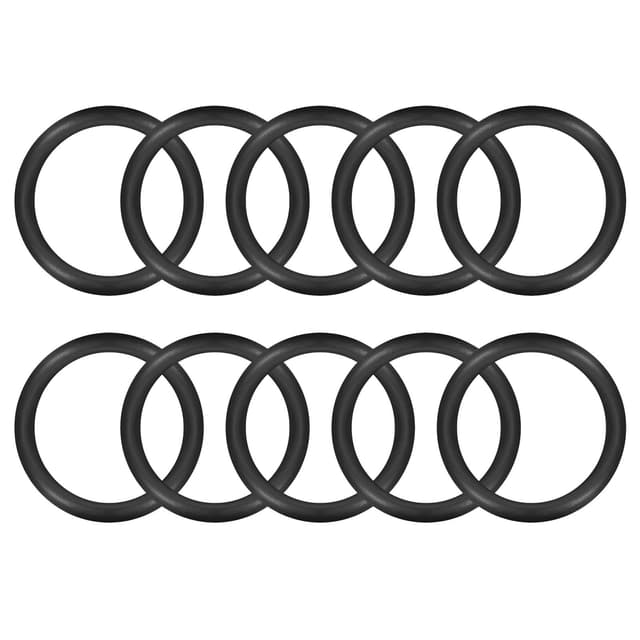 MACHSWON O-Ringe aus Nitrilkautschuk, 22 mm Außendurchmesser, 18 mm Innendurchmesser, 2 mm Breite, metrische Dichtungsringe, O-Ring-Dichtung, O-Ringe, Dichtungsösen, Schwarz, 50 Stück