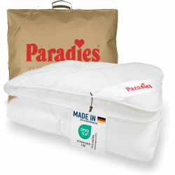 PARADIES Ganzjahresdecke 135x200 cm - Prima Bio, Öko-Tex 100 Klasse 1, medizinisch getestet, kuschelige + atmungsaktive Bettdecke 135x200, Steppdecke Ganzjahresdecke 135 x 200 cm Angebot bei HelloDeals