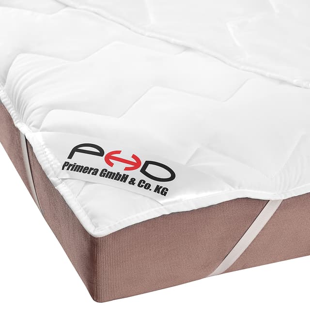 PHD Primera Matratzenschoner 140x200 cm - 60°C waschbar u. Allergiker-empfohlen für mehr Hygiene im Bett. Matratzenauflage und Matratzenschutz für Matratze, Boxspringbett u. Topper für 140 x 200 Weiß 140 x 200 normal