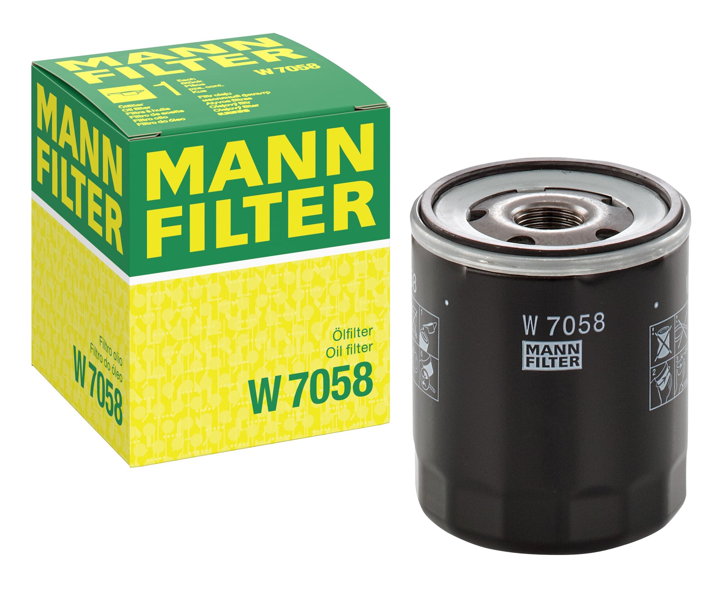 MANN-FILTER W 7058 Ölfilter - für Pkw + Transporter Angebot bei HelloDeals