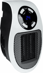 Güde Steckdosen-Heizlüfter GSH 500 K mini (230 V, 500 W Heizleistung, 28,46 m³/h Gebläseleistung, PTC-Keramik Heizelement, 90° drehb. Netzstecker, Timerfunktion, LED-Display, regulierbarer Thermostat) Angebot bei HelloDeals