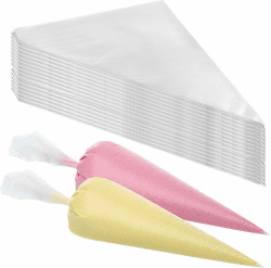 Redreo Spritzbeutel Einweg, 100 Stück 31×21cm groß Einweg Spritzbeutel Disposable Piping Bags zum Dekorieren Von Gebäck, Torten Geeignet, Keksen, Hausbacken Angebot bei HelloDeals