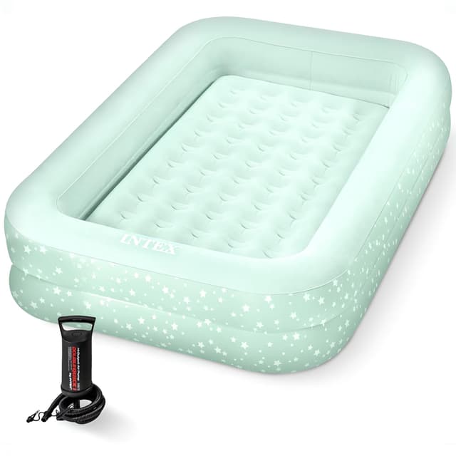 Intex 66810NP Kinder-Reisebett (168 x 107 x 25 cm) Türkis Spätrenaissance