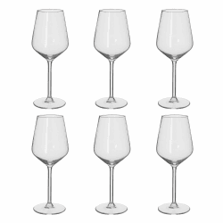 alpina Weingläser Weißwein - Weingläser Set 6 Teilig - Weinglas 37cl - Spülmaschinenfeste Weißweingläser - Wein Geschenk für Weisswein - Glas, Durchsichtig 6X WHITE Angebot bei HelloDeals