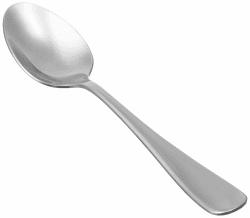 Amazon Basics Esslöffel aus Edelstahl, spülmaschinenfest, mit rundem Rand, große Esslöffel, 20,1 cm, 12er-Pack, Silber Abgerundete Kanten Angebot bei HelloDeals