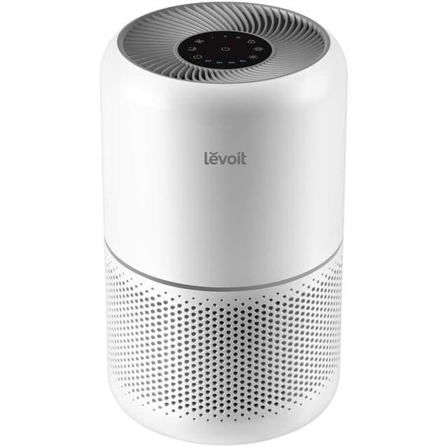 LEVOIT Luftreiniger HEPA Luftfilter, bis zu 44㎡, Air Purifier gegen Schimmel Staub Pollen Gerüche Tierhaare, 4 Ersatzfilter zur Auswahl, Timer leiser Schlafmodus, Mondweiß