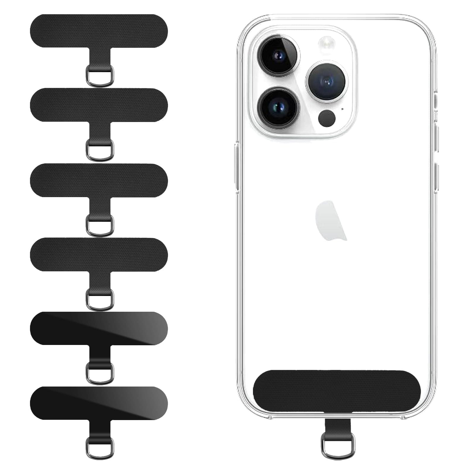 Qyoocom Handykette Halterung 4 Stück,Ultradünn Stärker, Haltbarer, Nicht Leicht zu Brechen Handyband Adapter Passt alle Handykette 1 Nylon /TPU Angebot bei HelloDeals