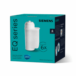 Siemens BRITA Intenza Wasserfilter TZ70063A, 6 Stück, verringert den Kalkgehalt des Wassers, passend für Kaffeevollautomaten der EQ Reihe, sowie Einbauvollautomaten Single 6 Stück (1er Pack) Angebot bei HelloDeals