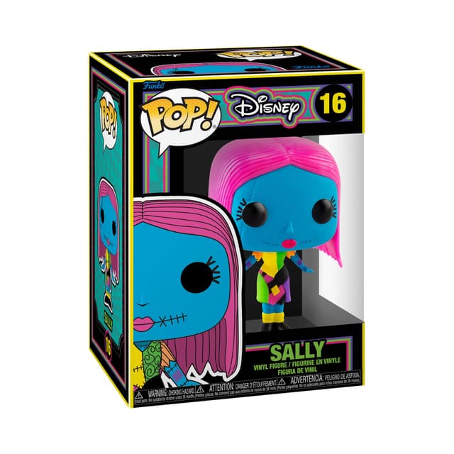 Funko Pop! Disney: The Nightmare Before Christmas - Blacklight - Sally - Vinyl-Sammelfigur - Geschenkidee - Offizielle Handelswaren - Spielzeug Für Kinder und Erwachsene - Movies Fans