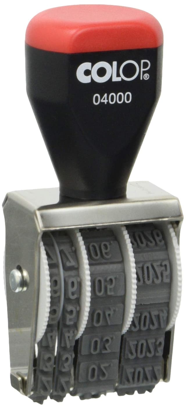 COLOP Datum-Stempel 04000 Monate in Ziffern Abdruckhöhe 4 mm, 108646