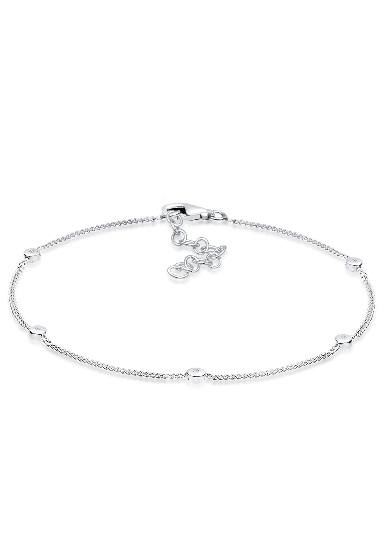 Elli DIAMONDS Bracelet Women Classic with Diamond (0.025 ct.) in 925 Sterling Silver