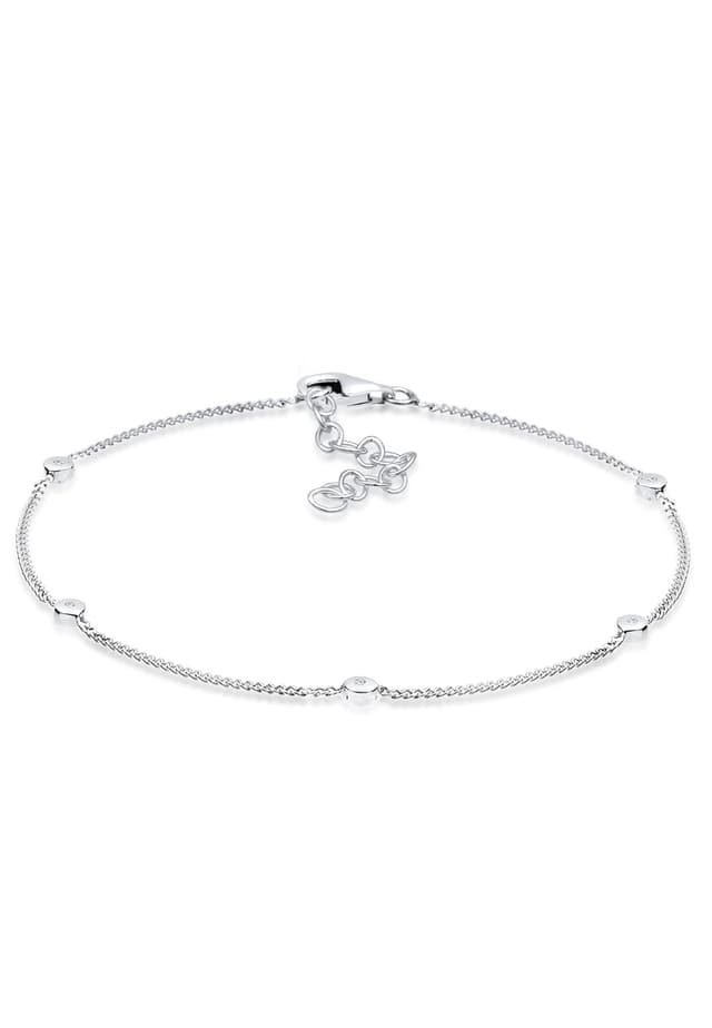Elli DIAMONDS Bracelet Women Classic with Diamond (0.025 ct.) in 925 Sterling Silver