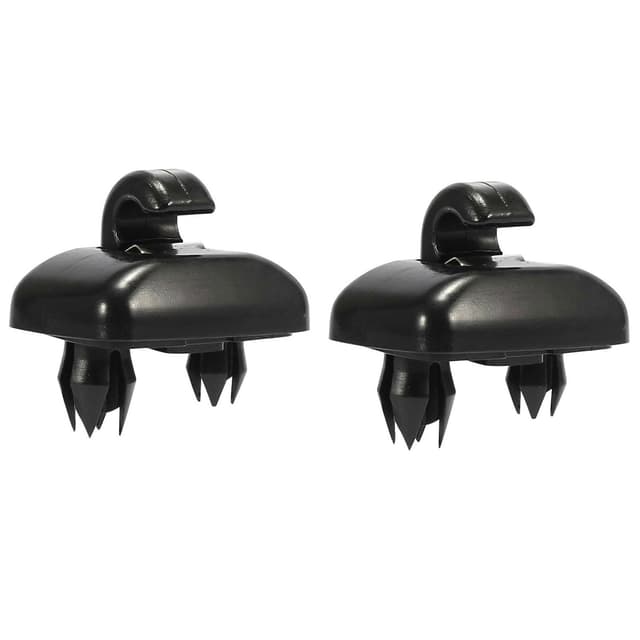 Zingking 2 Stück Auto Sonnenblende Clip Haken, Auto Sonnenhalterung Kompatibel mit Au-di A1 A3 A4 A5 Q3 Q5 8E0857562 8U0857562A (Schwarz)