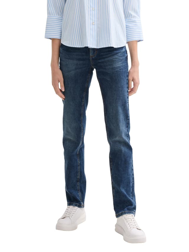 TOM TAILOR Damen Alexa Straight Jeans 32W / 32L 10281 - Mid Stone Wash Denim