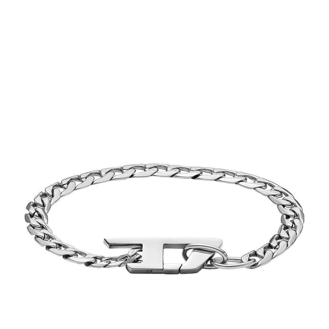DIESEL Herren-Gliederarmband Edelstahl, DX1496040
