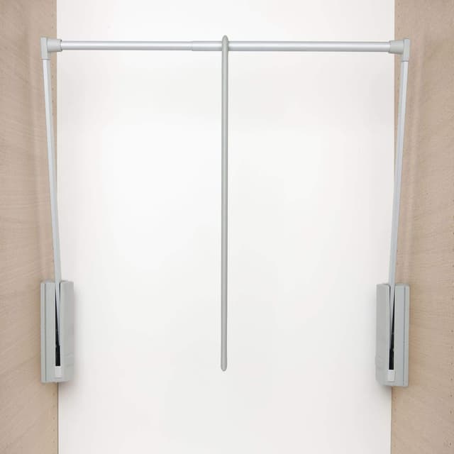 Servetto SE08LA GA0 Kleiderlift Junior, H 850,KB 770-1200mm, Tragkr.10KG, KS FE SIL.grau, grau/silbergrau