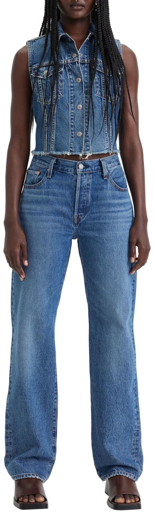 Levi's Damen 501 90's Jeans 26W / 30L Not My News Channel