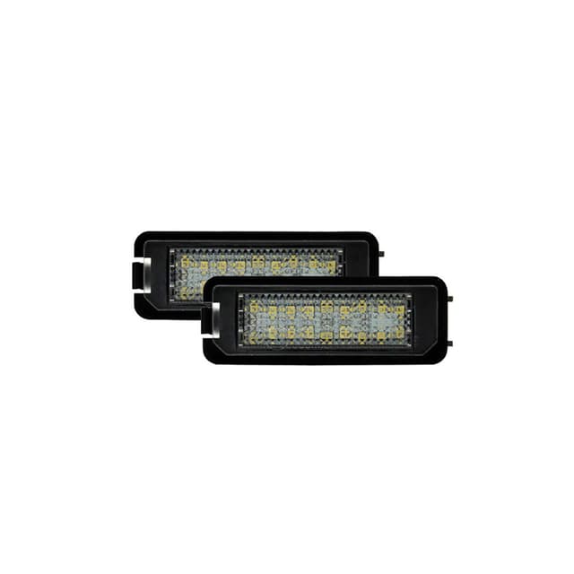 AUTO-STYLE Satz LED Nummerschildbeleuchtung kompatibel mit Audi/Volkswagen/Skoda/Seat/Porsche/Bentley diverse Modelle