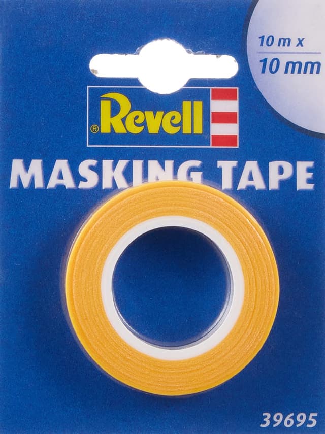 39695 Masking Tape, Modellbau Malerband für Lackier- und Malerarbeiten, 10m x 10mm 10 m x 10 mm